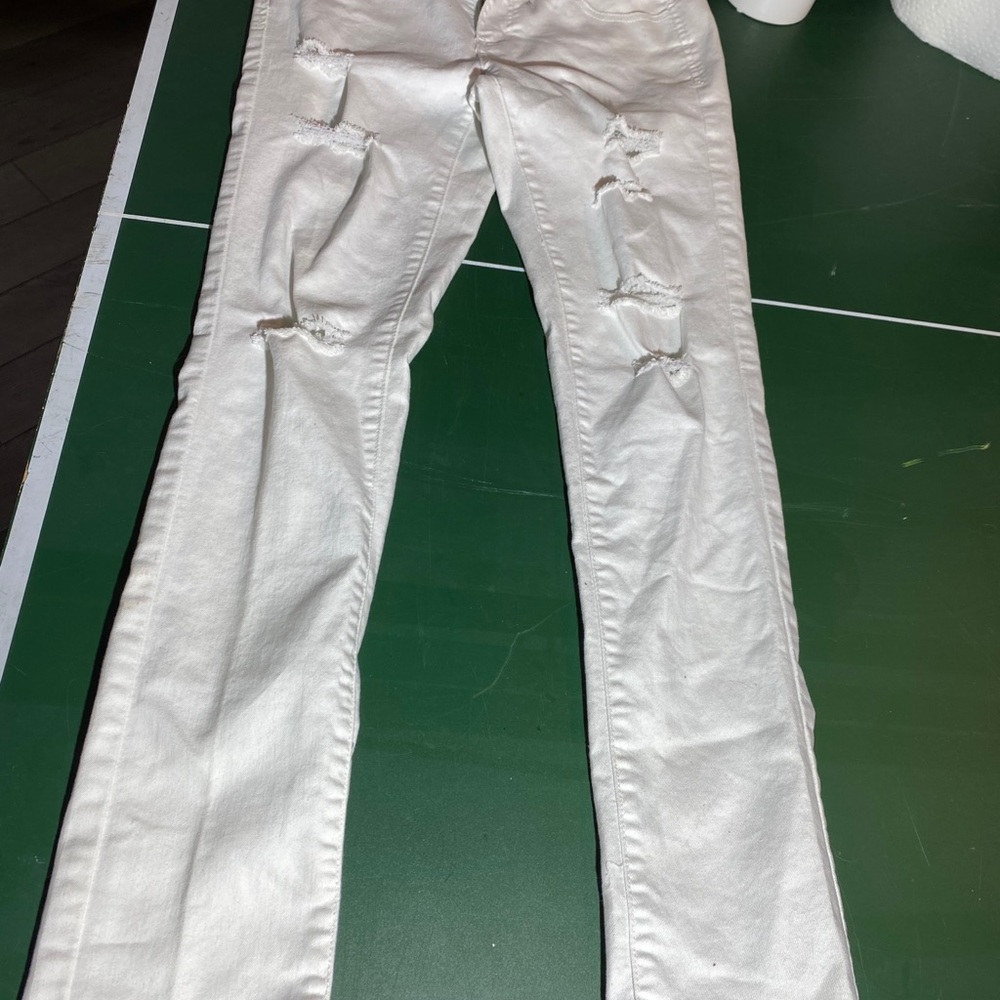 White jeans